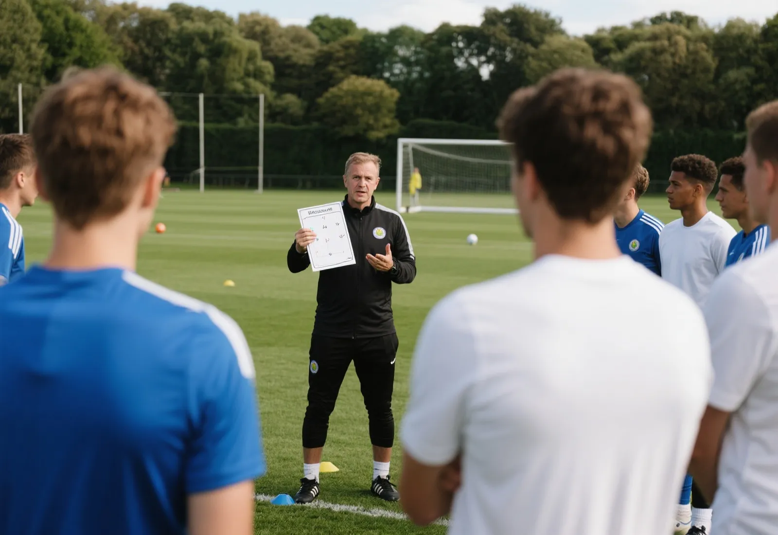 训练与战术讲解场景